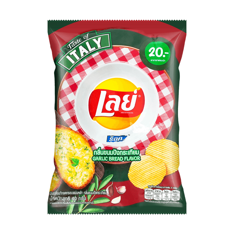 Lays “Taste of Italy” Garlic Bread (Thailand)