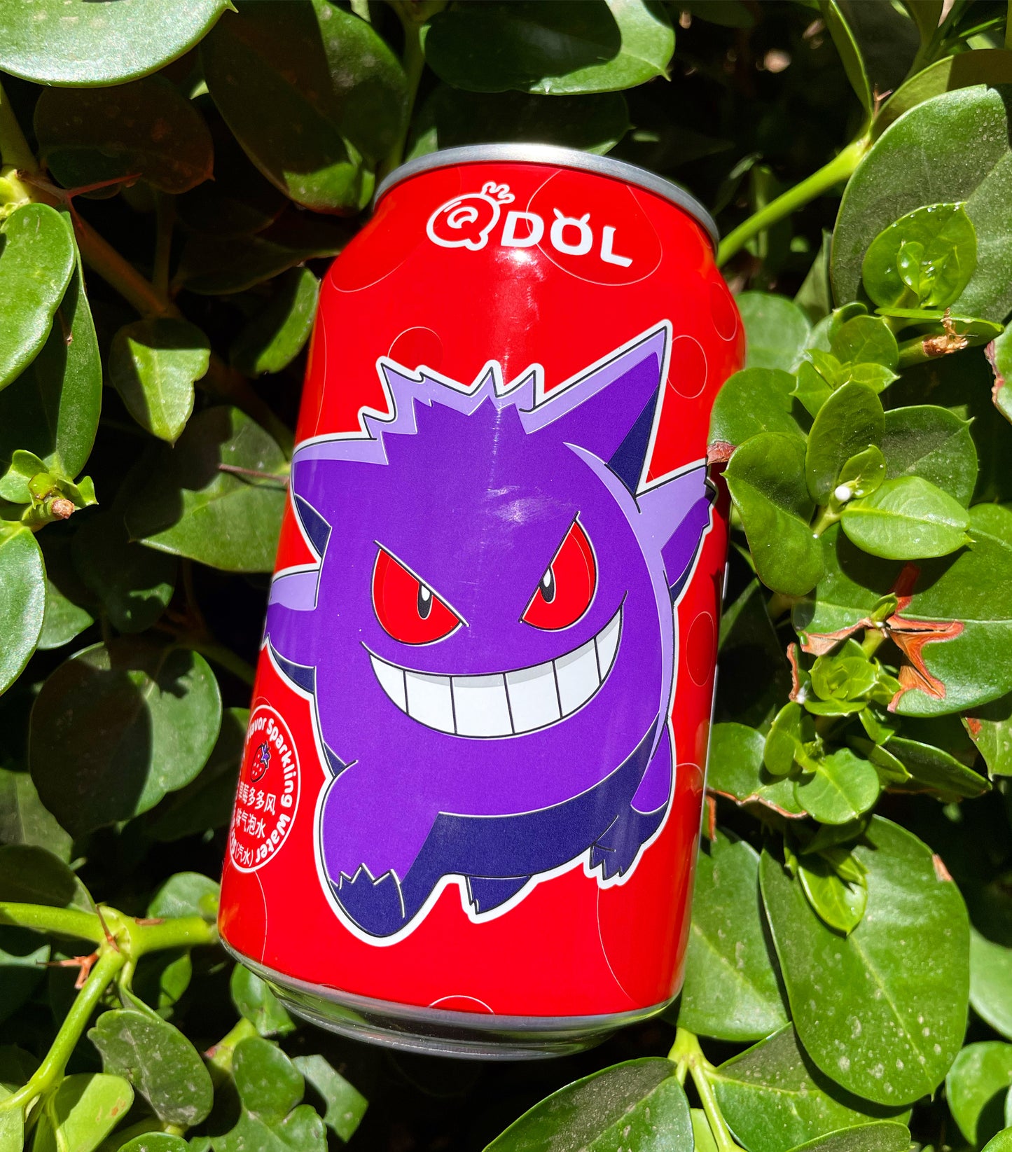 QDOL Gengar Strawberry Sparkling Water (Taiwan)