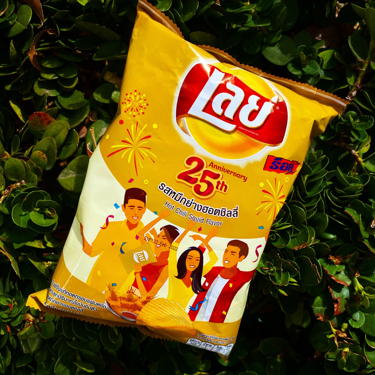 Lays Hot Chili Squid (Thailand)