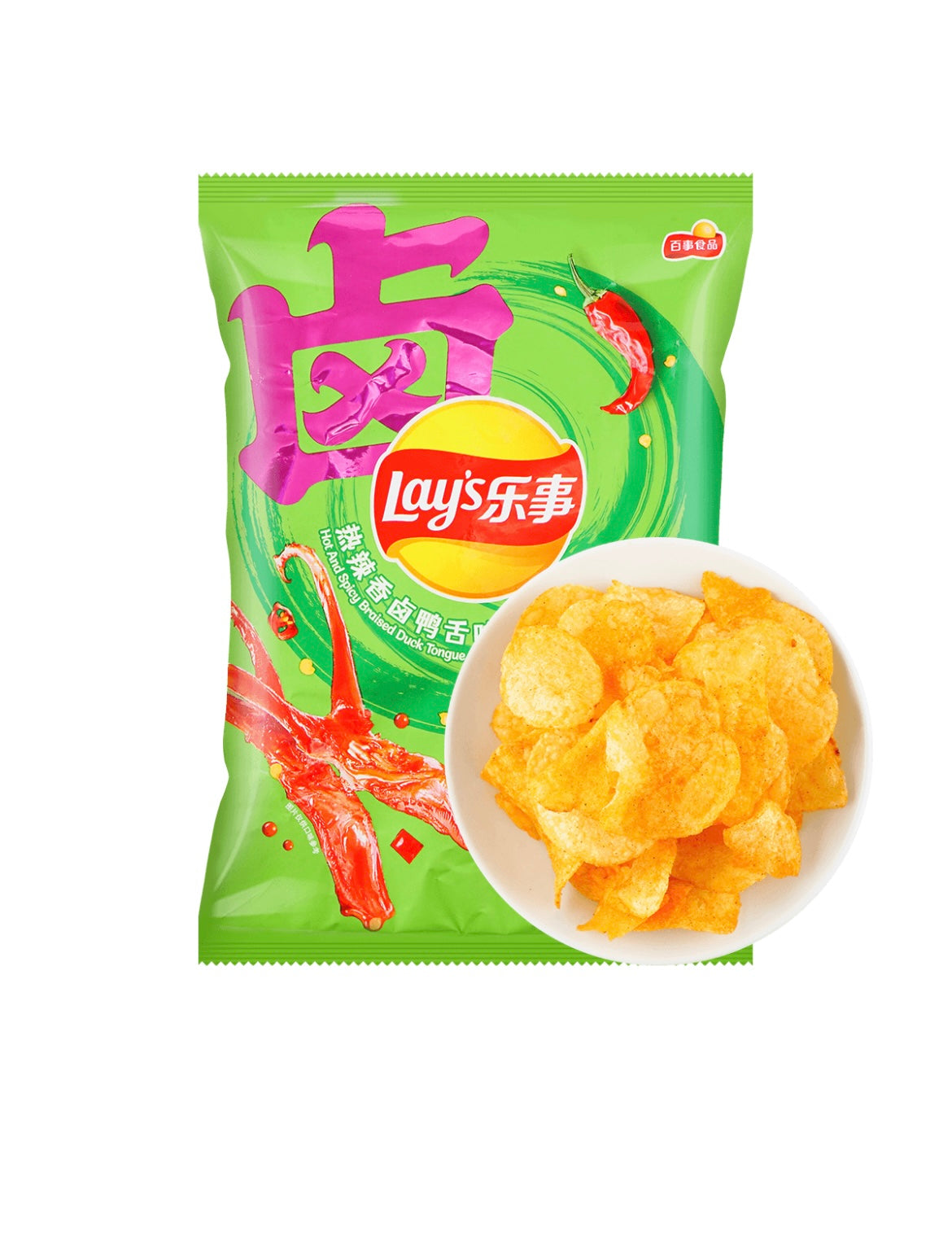 Lays Hot & Spicy Duck Tongue (China)