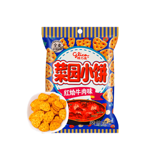 Glico Beef Stew flavored Biscuits (China)