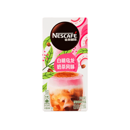 Nescafe White Peach Oolong Instant Milk Tea Mix [Packet of 5] (China)