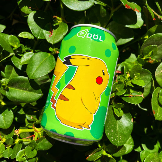 QDOL Pikachu Lime Sparkling Water (Taiwan)