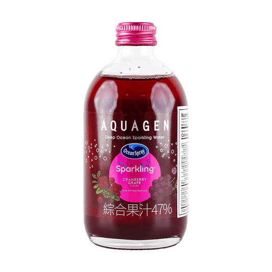 Aquagen x Ocean Spray Cranberry & Grape Deep Ocean Sparkling Water (Taiwan)