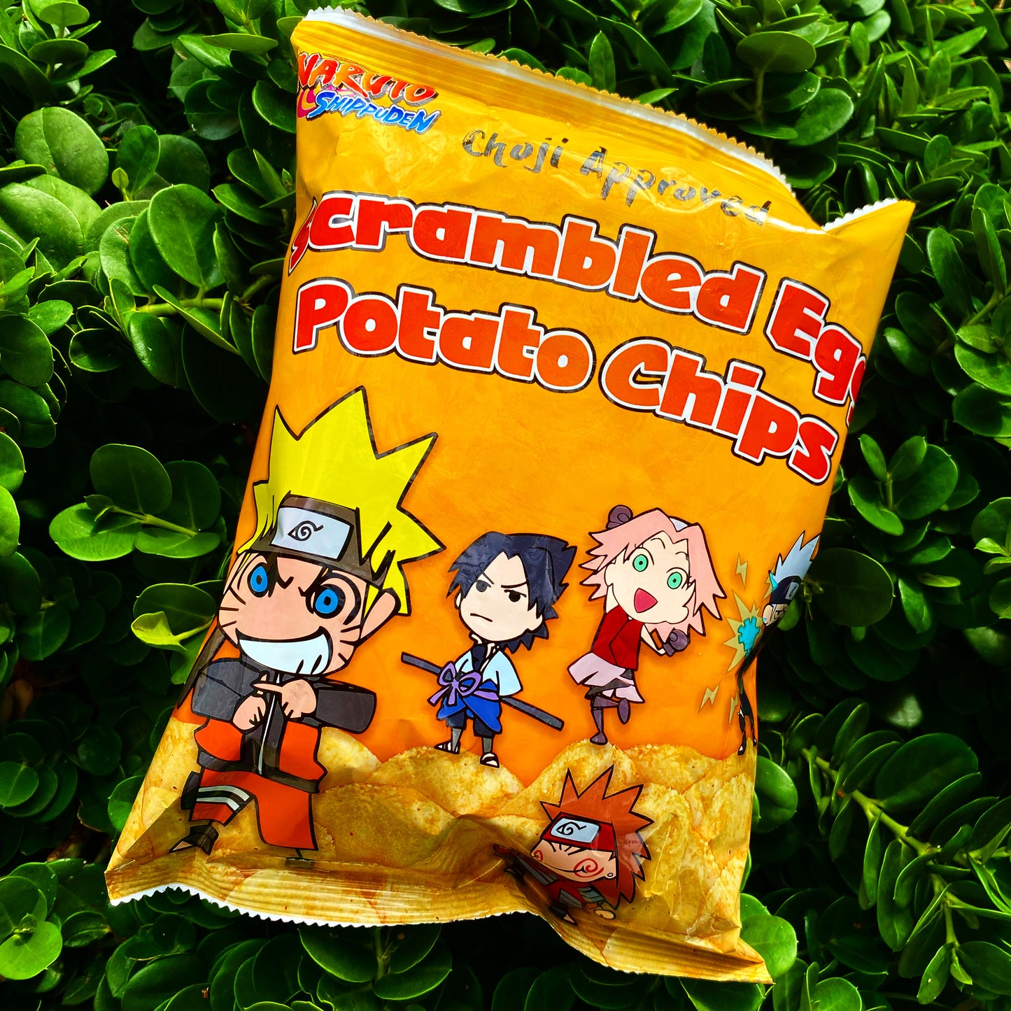 Naruto Shippuden Choji Approved Scrambled Egg Potato Chips (Taiwan)