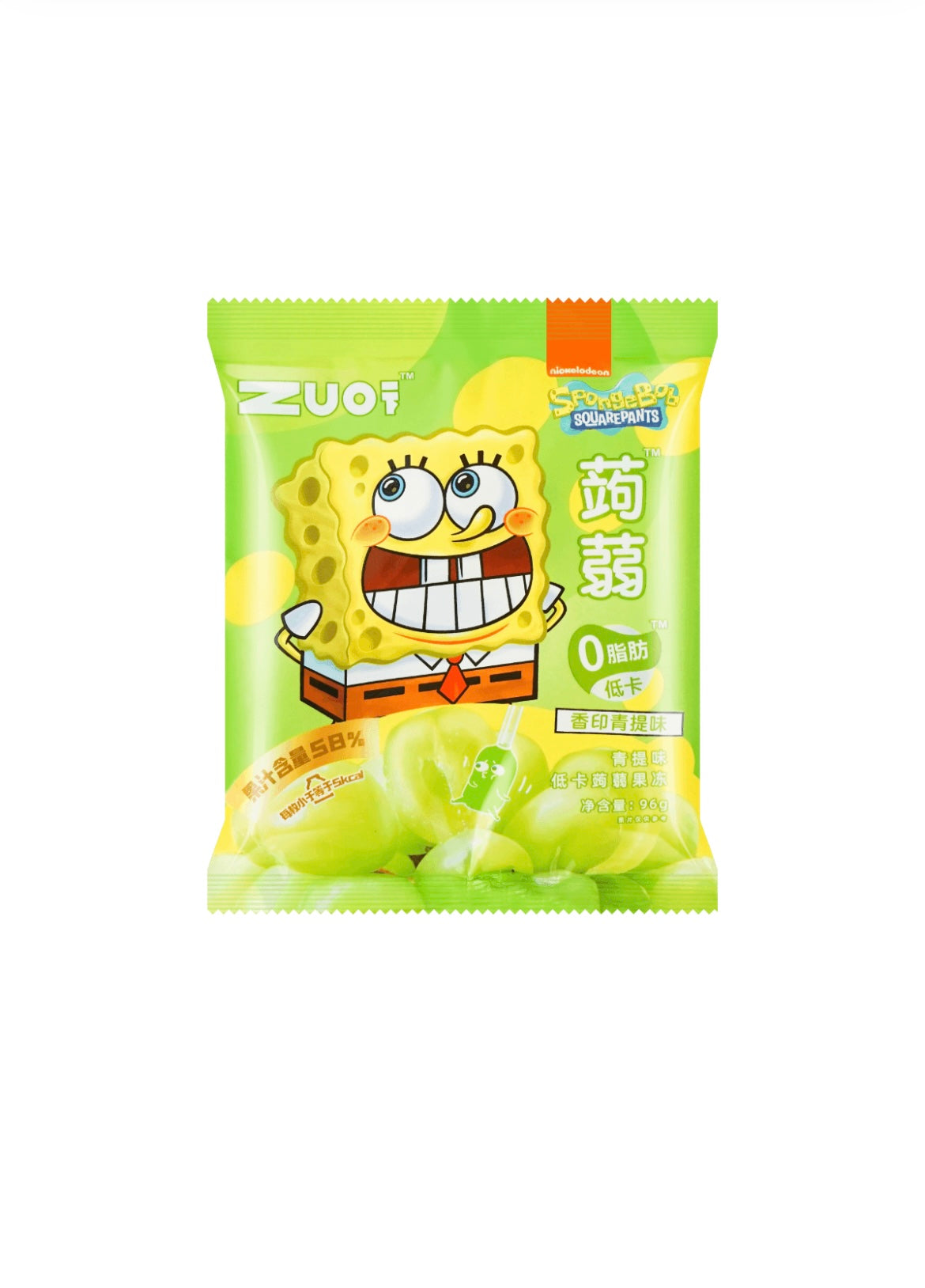 Spongebob Green Grape Jelly Packs(China)
